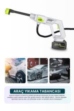 Araç Yıkama Tabancası Çiçek Sulama Ve Tarım İlaçlama Makinesi - Görsel 4