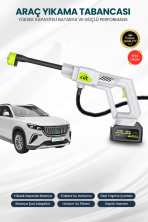 Araç Yıkama Tabancası Çiçek Sulama Ve Tarım İlaçlama Makinesi - Görsel 5